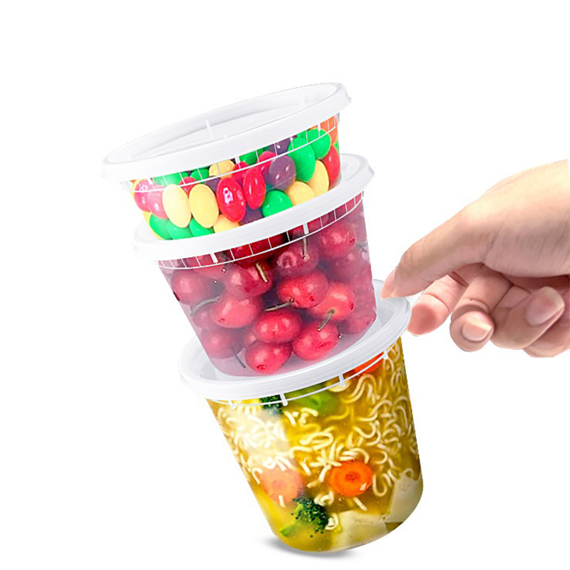 Meal Prep No Microwave - 10 szt. Przezroczystych pojemników do przechowywania