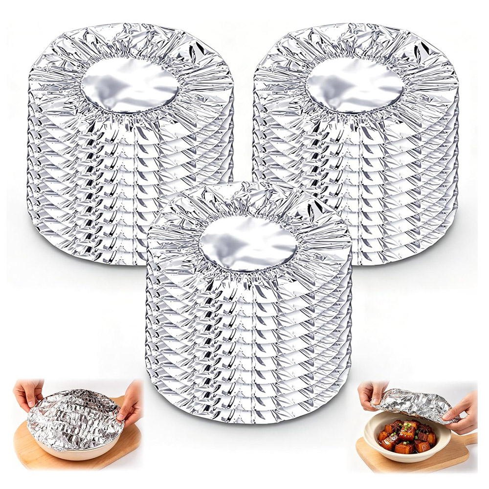 Meal Prep Recipes - Wielorazowe pokrywki z folii aluminiowej na