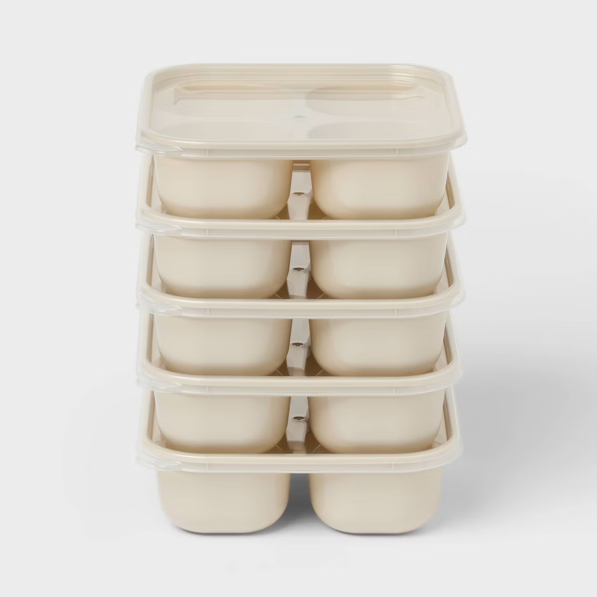 Meal Prep Oatmeal - 10-częściowy zestaw 5 plastikowych pojemników na