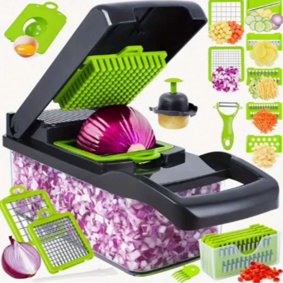 Meal Prep Potatoes - 16-częściowy wielofunkcyjny zestaw kuchenny: siekanie warzyw