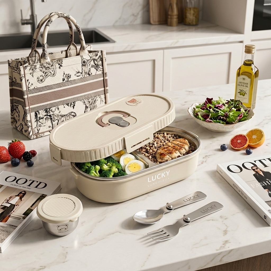 Meal Prep Kit - Zestaw pojemników na lunch z mikrofalówki