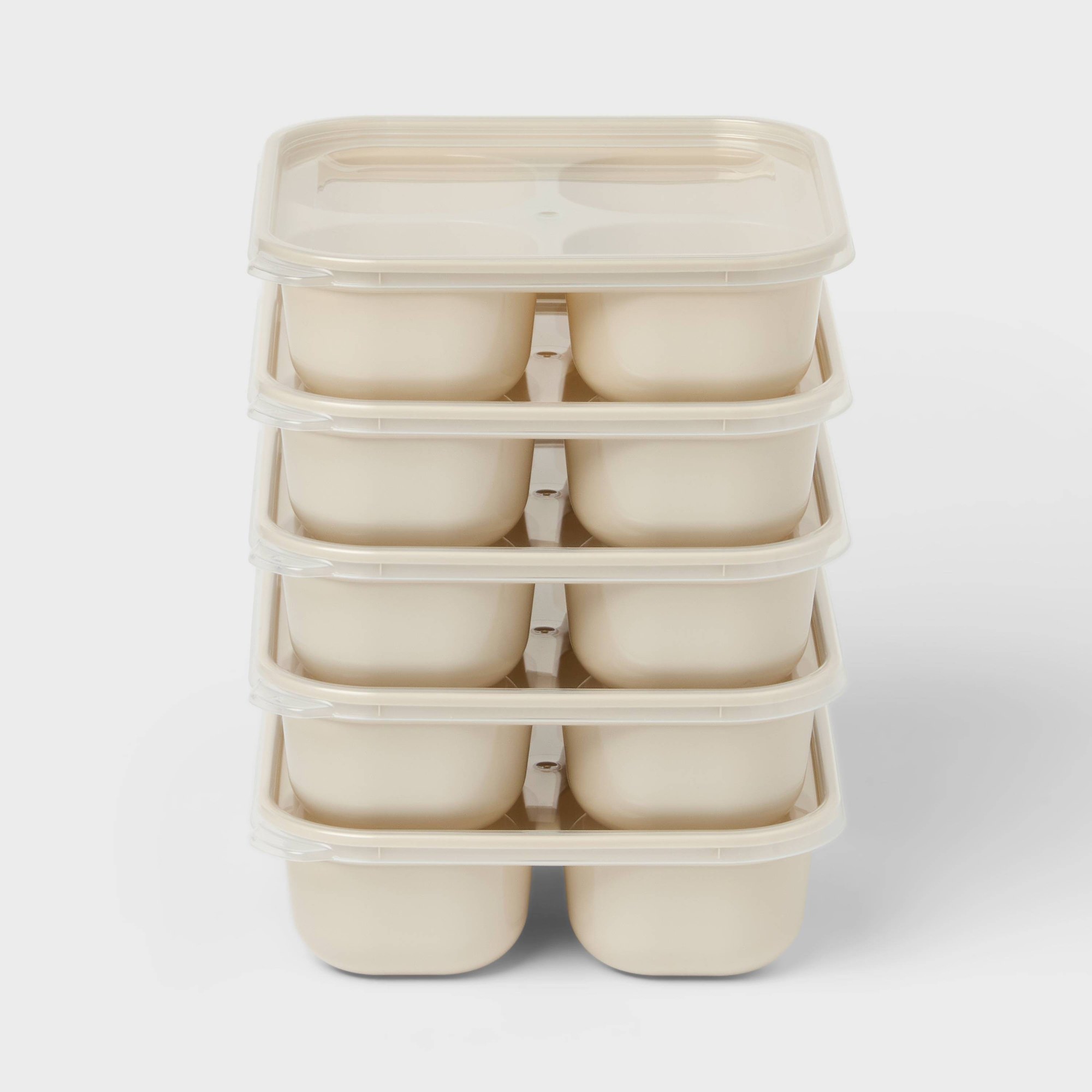 Meal Prep Oatmeal - 10 sztuk plastikowych pojemników na przekąski