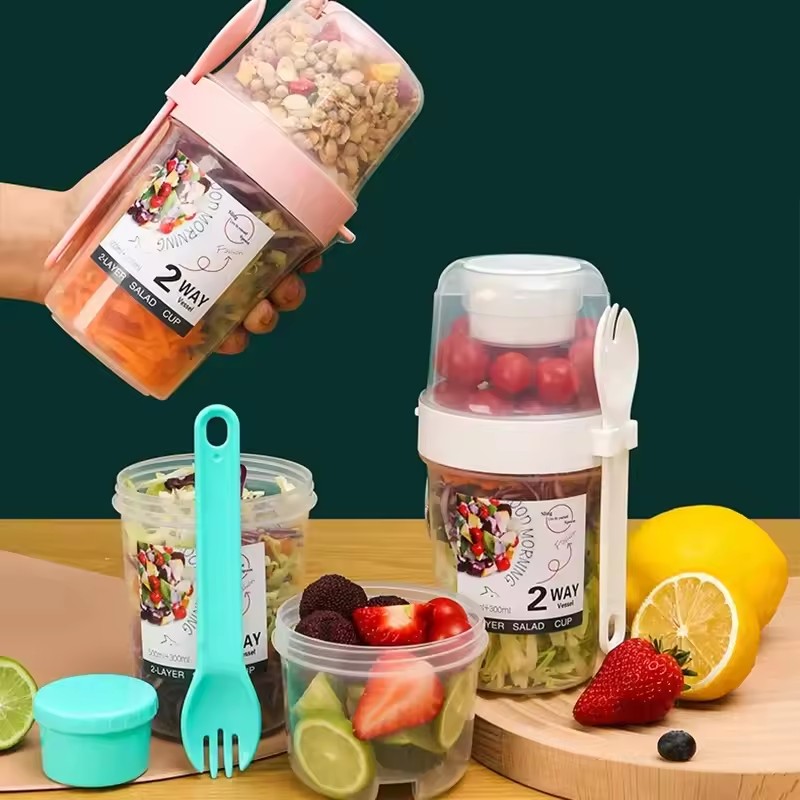 Salad Oatmeal Cup 500ml+300ml  – Meal Prep Oatmeal recenzja i cena