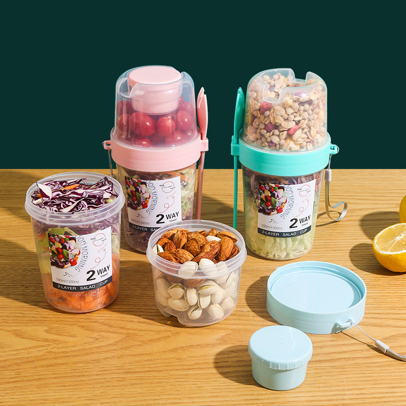 Salad Oatmeal Cup 500ml+300ml  – Meal Prep Oatmeal recenzja i cena