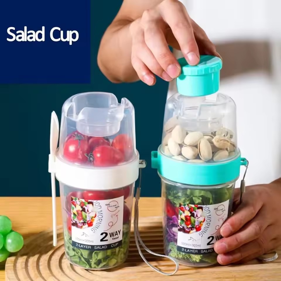 Salad Oatmeal Cup 500ml+300ml  – Meal Prep Oatmeal recenzja i cena