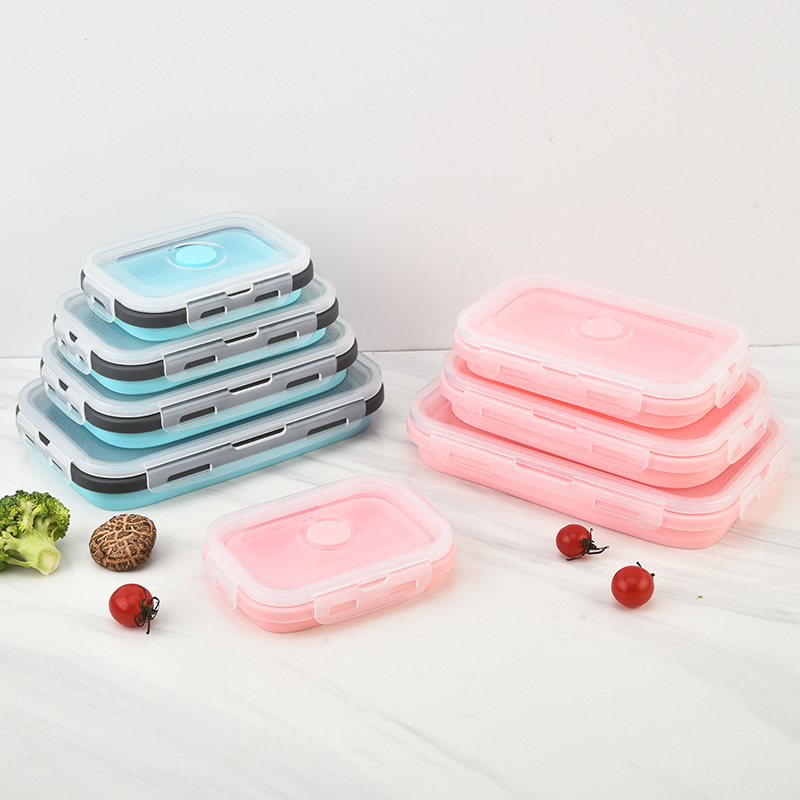 4 szt. Składane silikonowe poj – Meal Prep No Microwave recenzja i cena