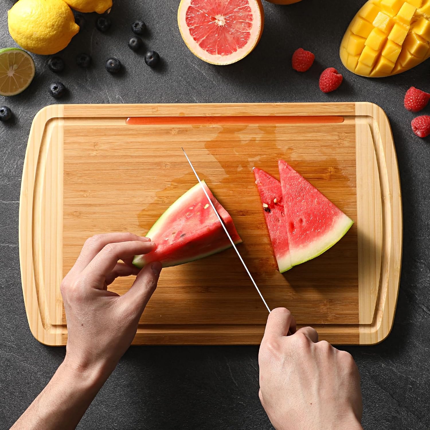 Duża bambusowa deska do krojen – Meal Prep Juice recenzja i cena