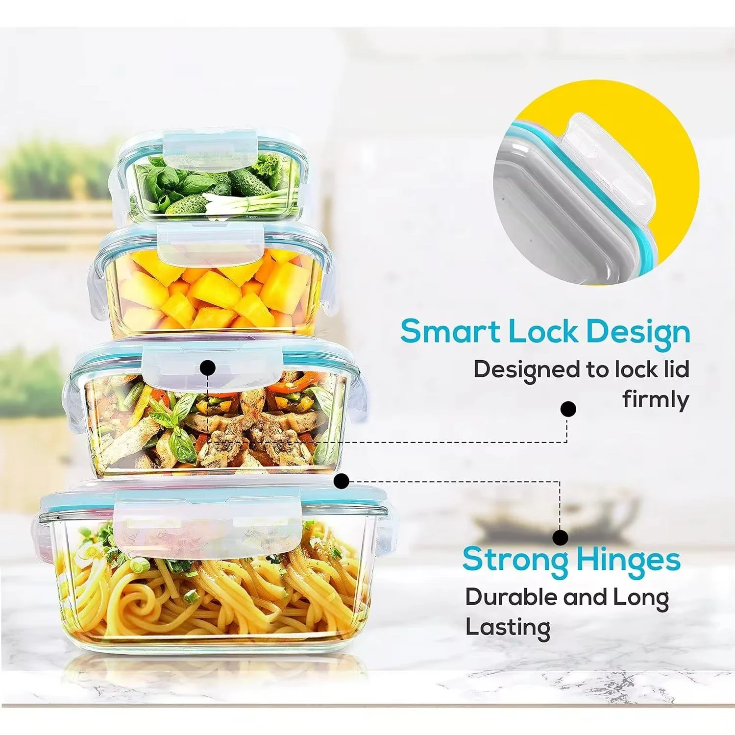 Szklane pudełko na lunch Pojem – Meal Prep Recipes recenzja i cena