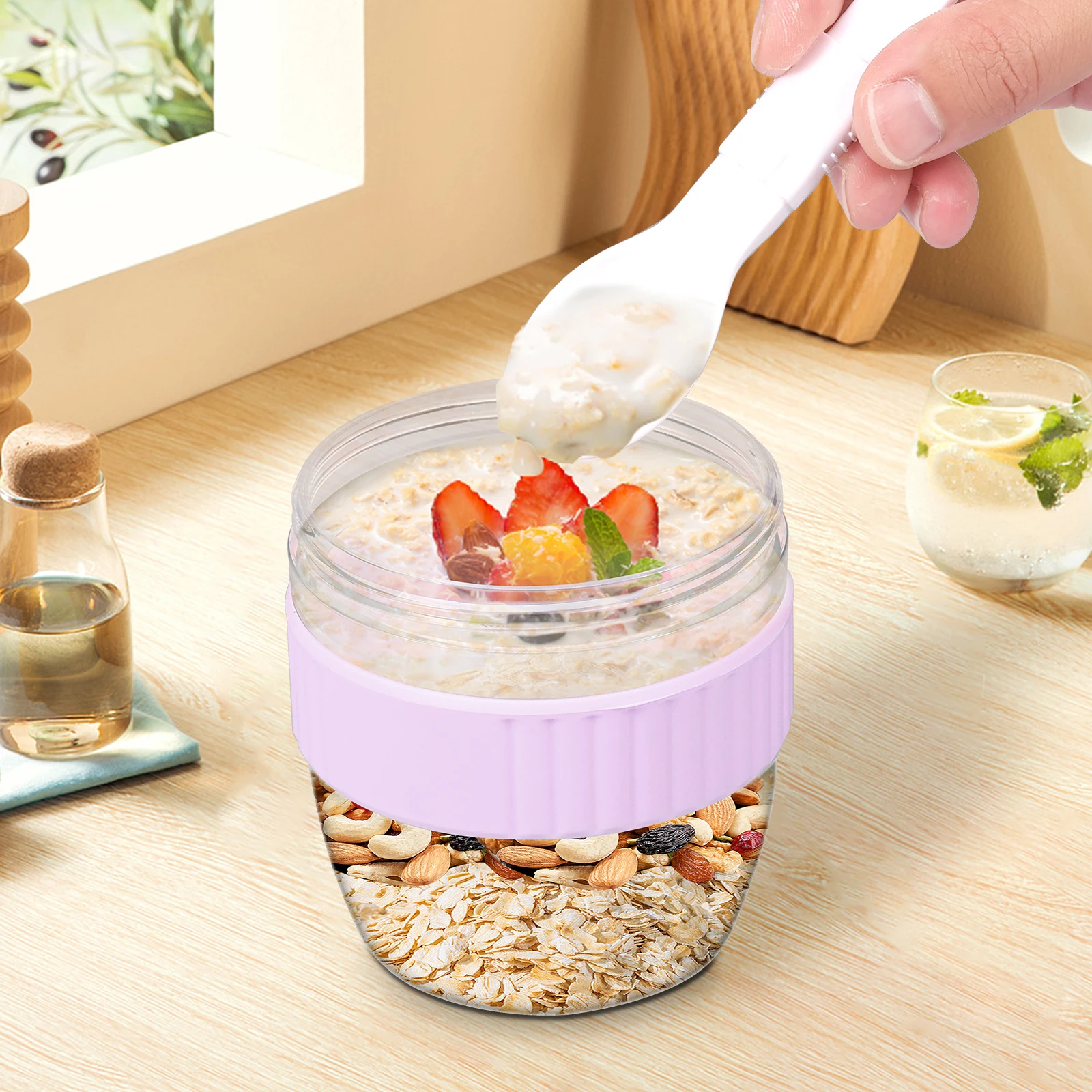 Pojemnik na owsiankę na noc z  – Meal Prep Oatmeal recenzja i cena