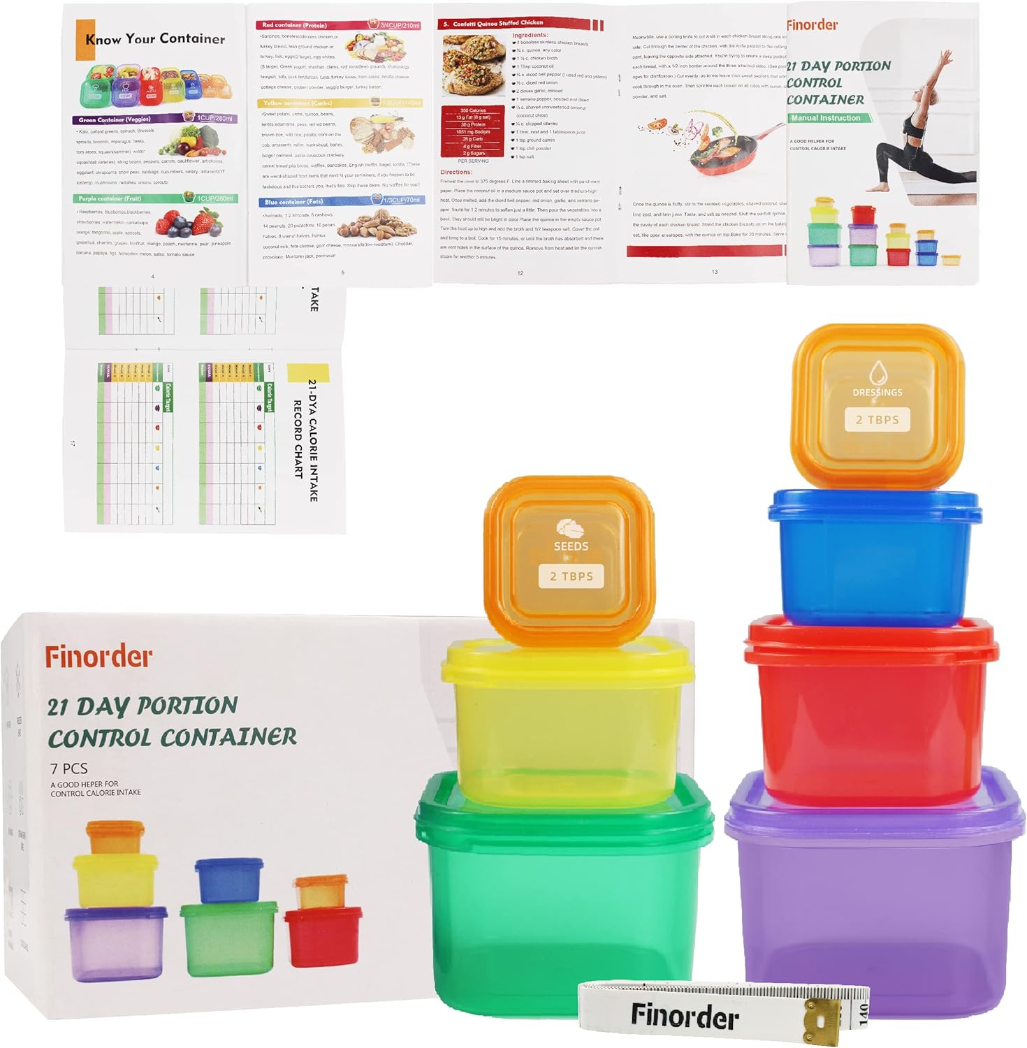 7-częściowy zestaw pojemników  – Meal Prep Kit recenzja i cena
