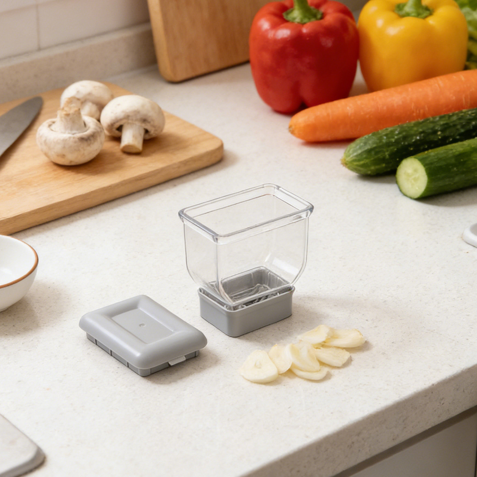 Mini rozdrabniacz do czosnku,  – Meal Prep Quick And Easy recenzja i cena