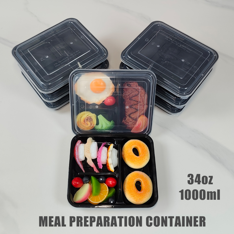 Pojemniki na posiłki z 3 przeg – Meal Prep Recipes recenzja i cena